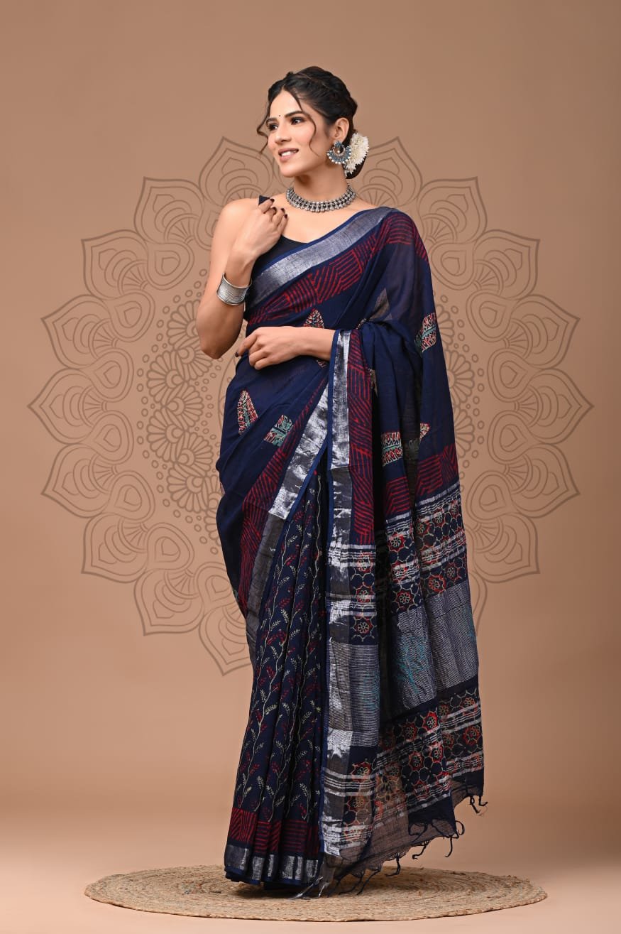 Linen Sarees